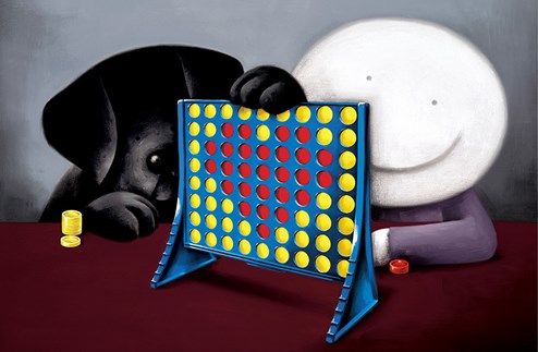 Connect 4 Love by Doug Hyde - Limited Edition on Paper